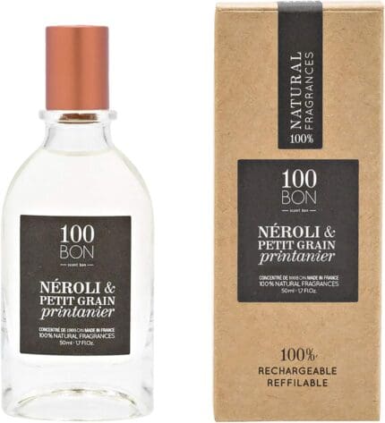100BOn Neroli & Petit Grain Printanier Refillable Eau de Parfum Concetrate 50ml Spray