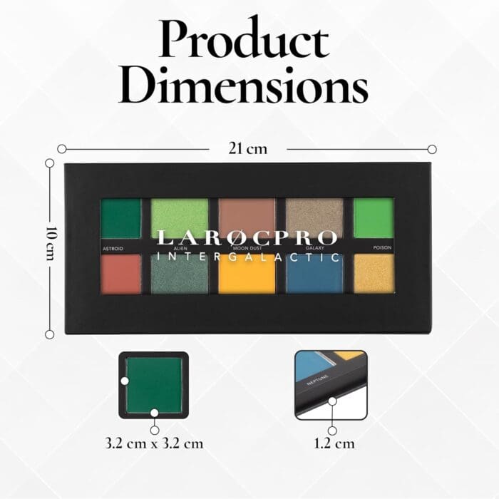 LaRoc Cosmetics Pro Intergalactic Eyeshadow Palette 5.8g - Image 2