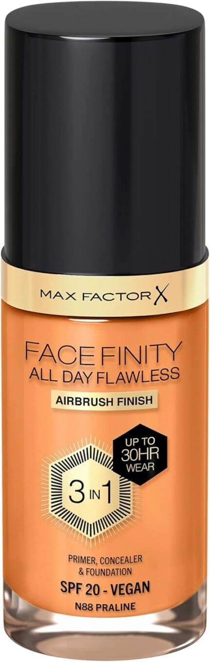 Max Factor Facefinity All Day Flawless 3 in 1 Foundation: Praline Shade