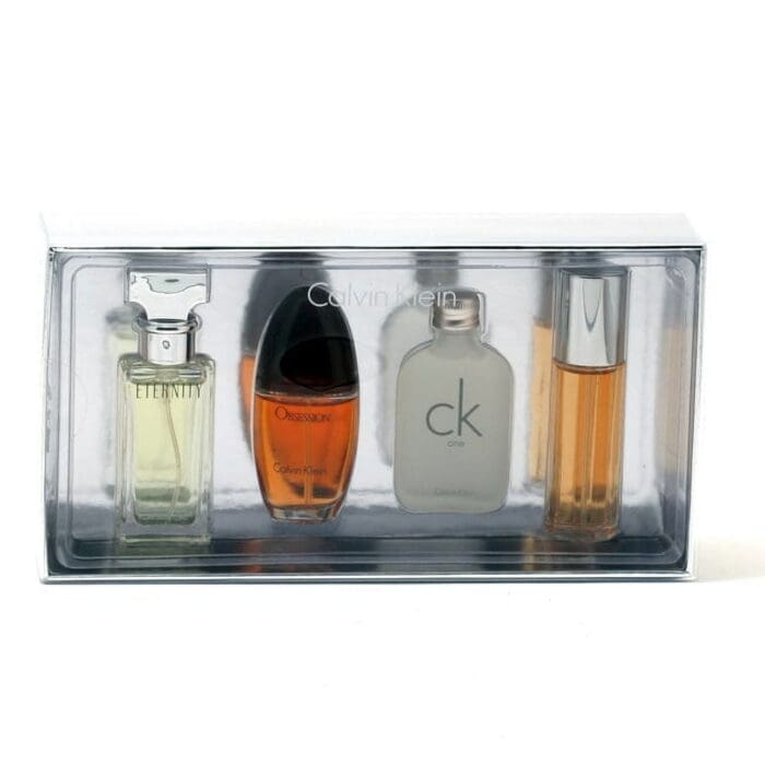 Calvin Klein Collection Gift Set 15ml Eternity EDP Spray + 15ml Obsession EDP Spray + 15ml CK One EDT Spray + 15ml Escape EDP Spray - Image 2