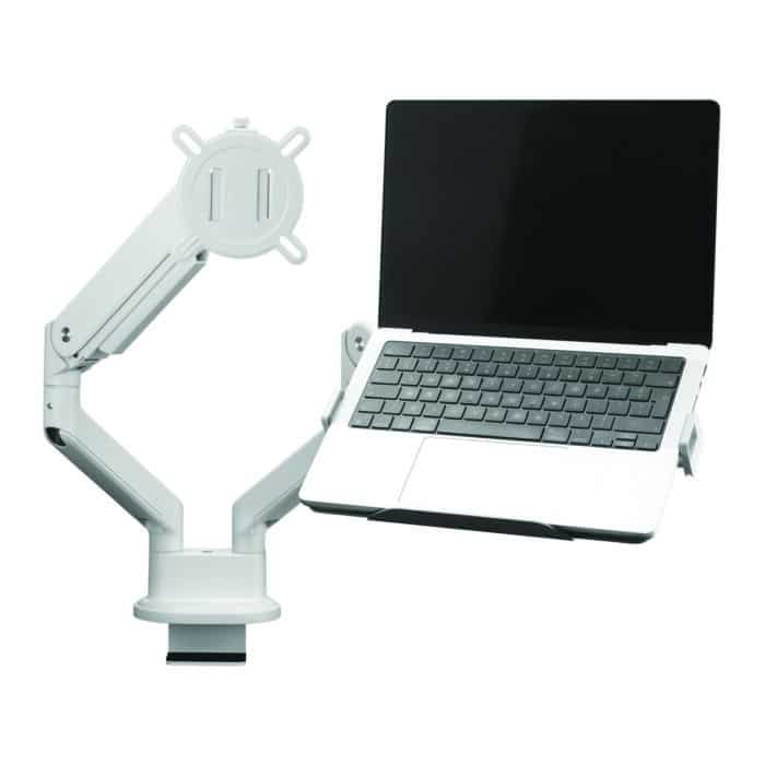 One For All Premium Laptop Holder - White/Silver DM0030 - Image 3