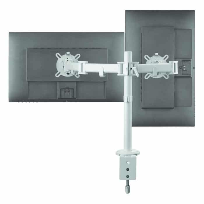 One For All Smart Line Dual Monitor Mount - DM2220 - White - Image 4