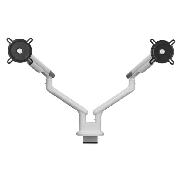 One For All DM7220 Design Line Dual Monitor Mount - White/Silver