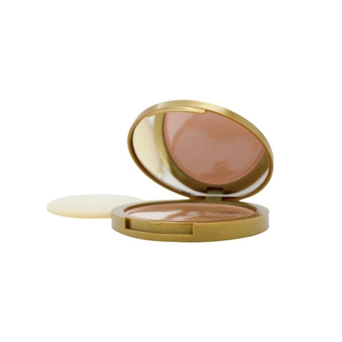 Mayfair Feather Finish Compact Powder with Mirror 10g - 03 Deep Peach - Image 2