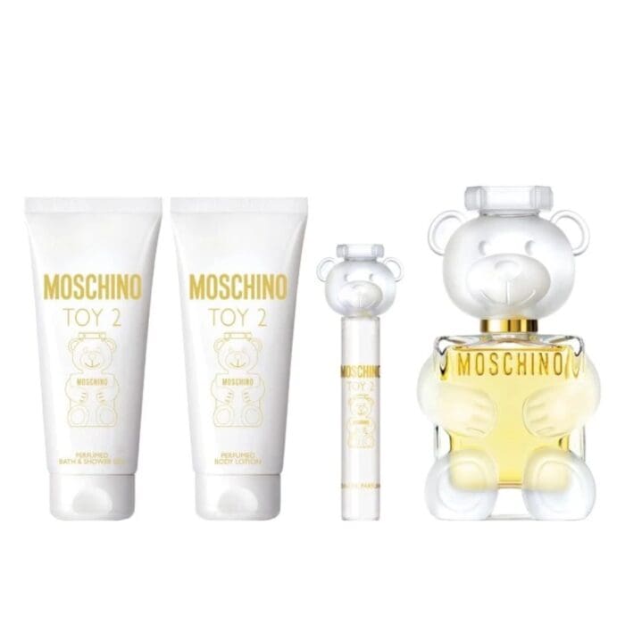 Moschino Toy 2 Gift Set 100ml EDP + 10ml EDP + 100ml Shower Gel + 100ml Body Lotion - Image 2