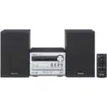 Panasonic SCPM250EBS 20W Bluetooth Micro Hi-FI CD System with FM Radio- Silver
