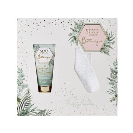 Style & Grace Spa Botanique Sock Gift Set 50ml Foot Lotion + 1 Pair Of Socks