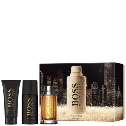 Hugo Boss Boss The Scent Gift Set 100ml EDT + 100ml Shower Gel + 150ml Deodorant Spray