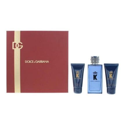 Dolce & Gabbana K Gift Set 100ml EDP + 50ml After Shave Balm + 50ml Shower Gel