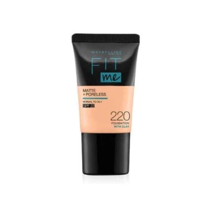 Maybelline Fit Me Matte & Poreless Foundation SPF22 18ml - 220 Natural Beige