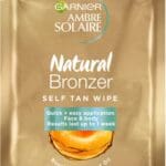 Garnier Ambre Solaire Natural Bronzer Self Tan Wipes 6ml
