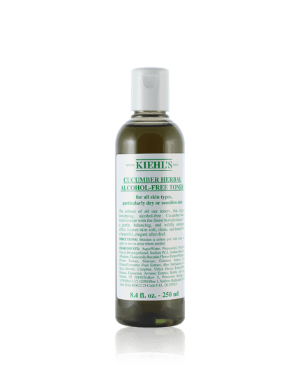 Kiehl's Cucumber Herbal Alcohol-Free Toner 250ml - For Dry And Sensitive Skin