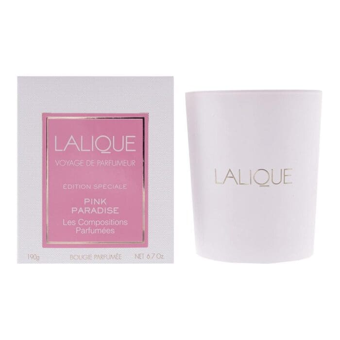 Lalique Les Compositions Parfum?es Pink Paradise Candle 190g - Image 2