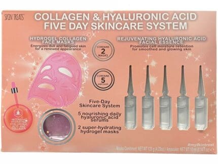 Skin Treats Collagen & Hyaluronic Acid Five Day Skincare System - 7 Pieces