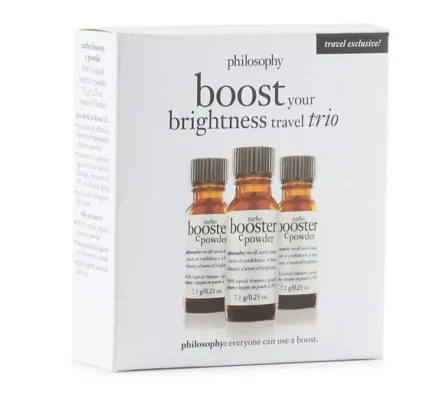 Philosophy Boost Your Brightness Trio Set 3x 7.1g Philosophy Turbo Booster C