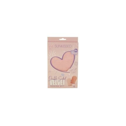 Sunkissed Double Sided Velvet Tanning Mitt - Peach