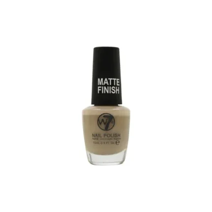W7 Matte Nail Polish 15ml - 158 Matte Latte