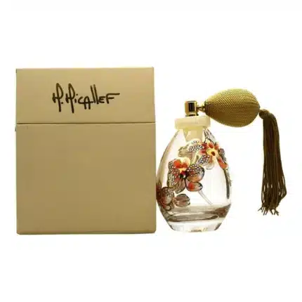 M. Micallef Crystal Hand Painted Swarovski Stone Fragrance Bottle 75ml Spray - Empty