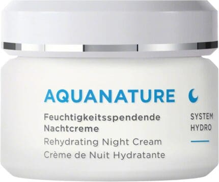 Aquanature Rehydrating Night Cream 50ml - Deeply Hydrate and Revitalize Your Skin Overnight | Botanical Hyaluronic Acid, Deep-Sea Algae, Aloe Vera | Reduce Fine Lines and Wrinkles | Lightweight and Non-Greasy Formula | All Skin Types | On Sale for $29.95