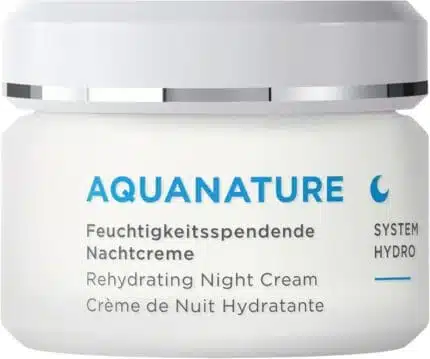 Aquanature Rehydrating Night Cream 50ml - Deeply Hydrate and Revitalize Your Skin Overnight | Botanical Hyaluronic Acid, Deep-Sea Algae, Aloe Vera | Reduce Fine Lines and Wrinkles | Lightweight and Non-Greasy Formula | All Skin Types | On Sale for $29.95