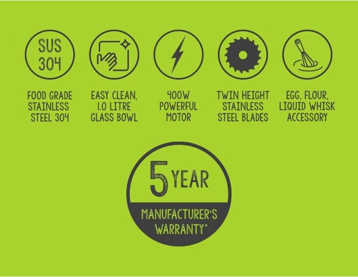 Health Kick K3301 Food Chopper: Revolutionize Your Meal Prep with Versatile, Powerful, and Easy-to-Clean Choppers - Image 3