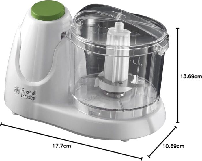 Effortless Chopping with Russell Hobbs 22220 Mini Chopper - White | Compact Design - Image 5
