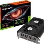 Gigabyte GeForce RTX 4060 WINDFORCE OC Graphics Card - 8GB GDDR6, DLSS 3, PCI-E 4.0 - GV-N4060WF2OC-8GD