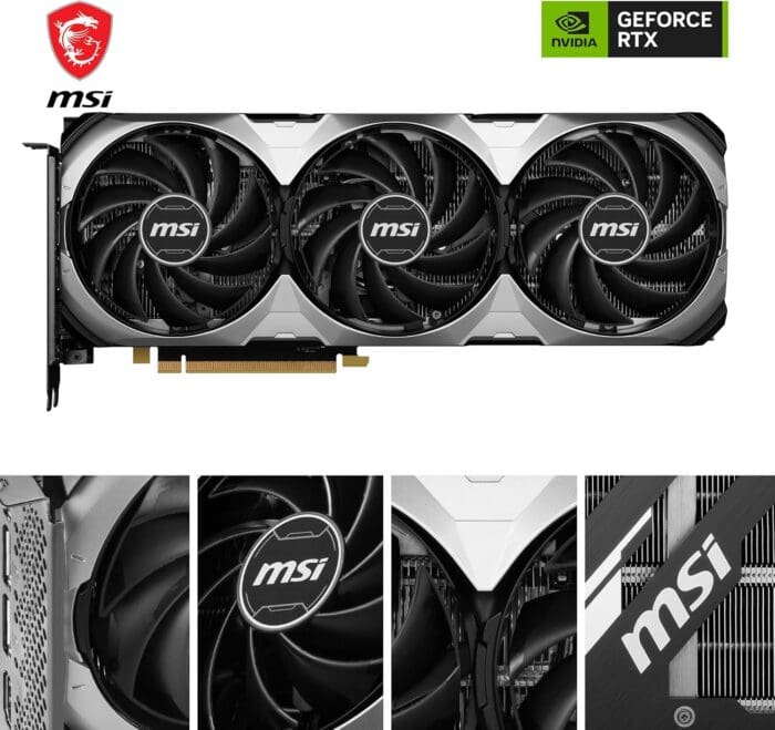 MSI GeForce RTX 4060 Ti VENTUS 3X 16G OC Graphics Card - Ultimate Gaming Performance with 16GB GDDR6 Memory, PCIe 4.0, and Advanced Cooling Technology - Image 2