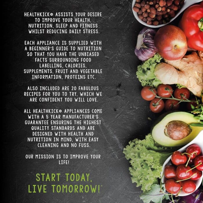 Health Kick K3301 Food Chopper: Revolutionize Your Meal Prep with Versatile, Powerful, and Easy-to-Clean Choppers - Image 4