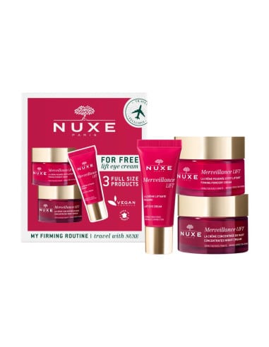 Nuxe Ultimate Firming Skincare Set: My Firming Routine Gift Set with Firming Cream, Night Cream, and Eye Cream