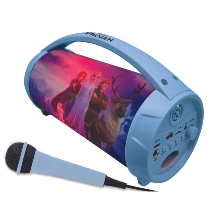 Lexibook BTP585FZZDisney Frozen Bluetooth Speakers with Lights & Mic - Image 2
