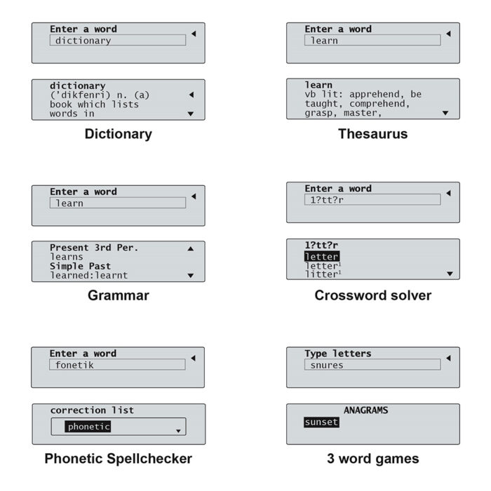 Lexibook D650EN English Electronic Dictionary with Thesaurus - Image 3