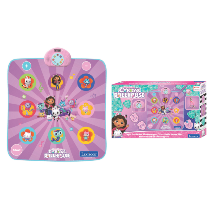 Lexibook DM10GDH Electronic Bluetooth and Luminous Dance Mat Gabby's Dollhouse - Image 2