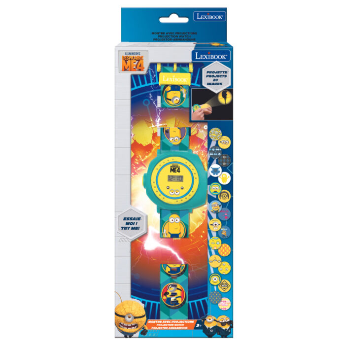 Lexibook DMW050DES Despicable Me Minions Children's Projection Watch with 20 Images - Image 5