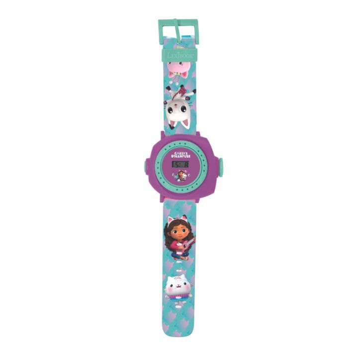 Lexibook DMW050GDH Gabby's Dollhouse Children's Projection Watch with 20 Images - Image 2