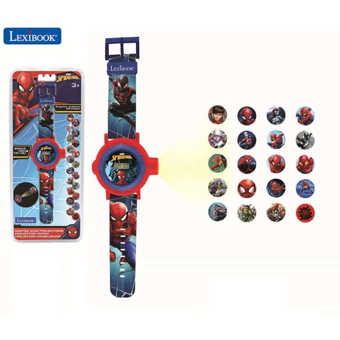 Lexibook DMW050SP Spider-Man Children's Projection Watch with 20 Images - Image 2