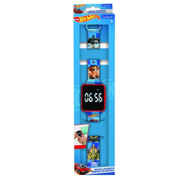 Lexibook DMW060HW Hot Wheels LED Digital Watch - Image 3