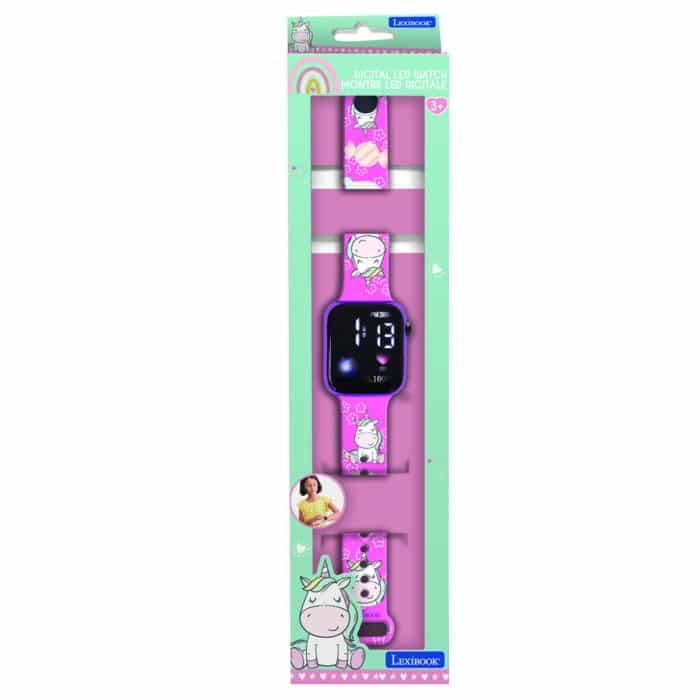Lexibook DMW060UNI Unicorn LED Digital Watch - Image 3