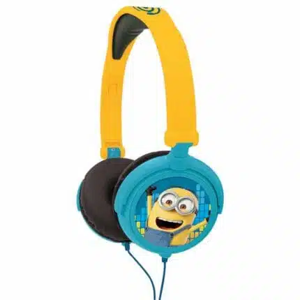 Lexibook HP010DES Despicable Me Minions Foldable Stereo Headphones with Volume Limiter