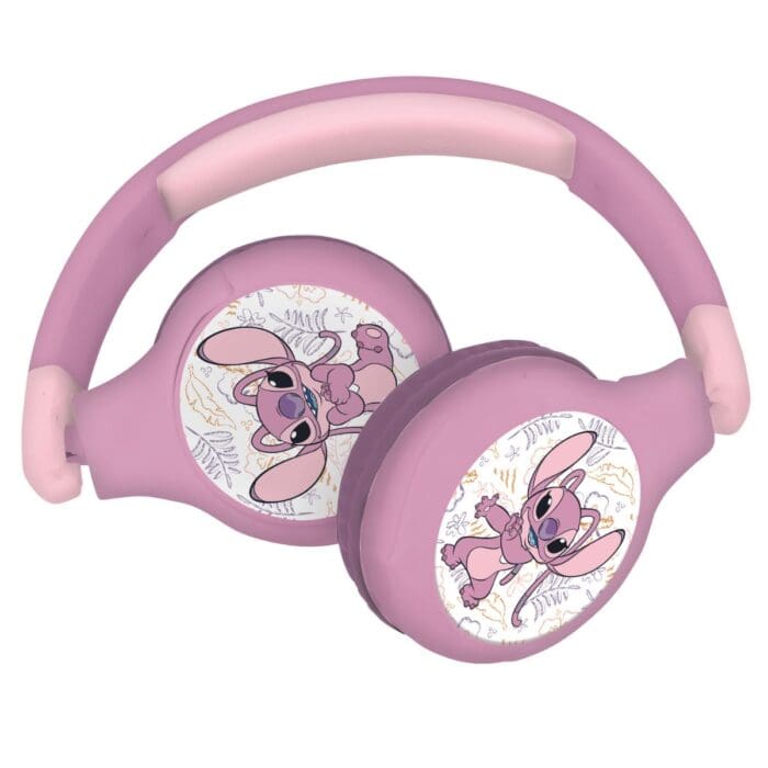 Lexibook HPBT010D1 Disney Stitch Bluetooth & Wired Foldable Headphones - Purple - Image 2