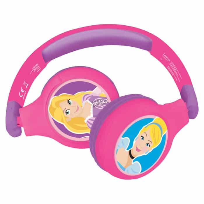Lexibook HPBT010DP Disney Princess Bluetooth & Wired Foldable Headphones - Image 2