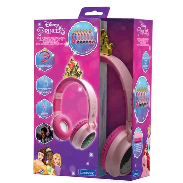 Lexibook Disney Princess 3D Design Bluetooth Headphones - Image 5
