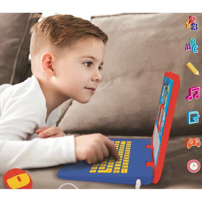 Lexibook JC598PAI2 Paw Patrol Bilingual Educational Laptop with 124 Activites - Image 3