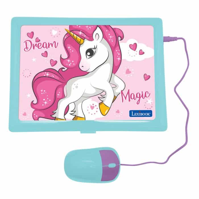 Lexibook JC598UNII1 Unicorn Bilingual Educational Laptop with 124 Activites - Image 2