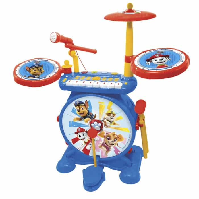 Lexibook K610PA Paw Patrol Electronic Luminous Drums Set with Seat - Image 2