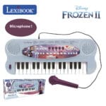 Lexibook Disney Frozen Ii Electronic Keyboard with Mic and Line-in Cable 32 Keys - Express1worlduk