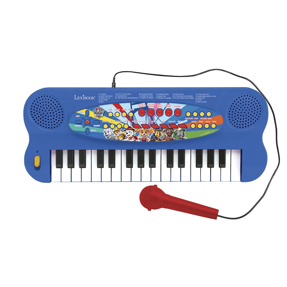 Lexibook Paw Patrol Electronic Keyboard with Mic and Line-In Cable (32 keys) Lexibook K703PA Paw Patrol Electronic Keyboard with Mic and Line-In Cable (32 keys) - Image 1