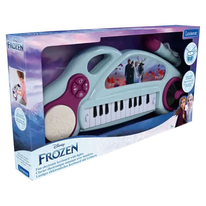 Lexibook Disney Frozen Electronic Keyboard with Lights & Microphone - Image 3