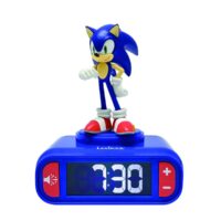 Lexibook 3d Sonic Childrens Clock with Night Light - Express1worlduk