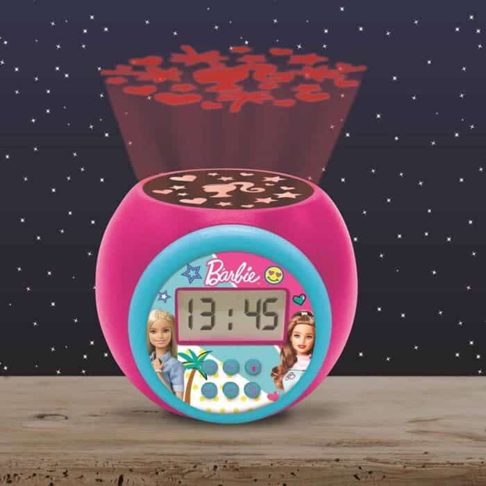 Lexibook RL977BB Barbie Childrens Projector Clock with Timer - Image 3